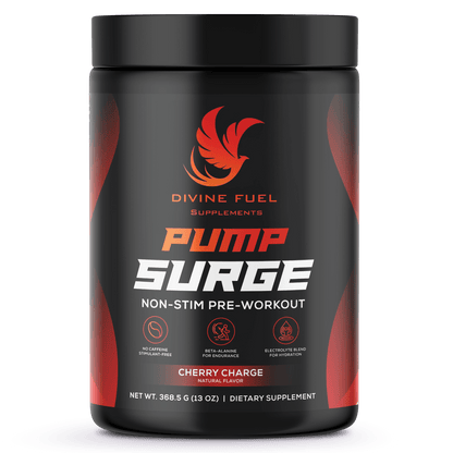 Pump Surge PreWorkout Cherry Charge Flavor