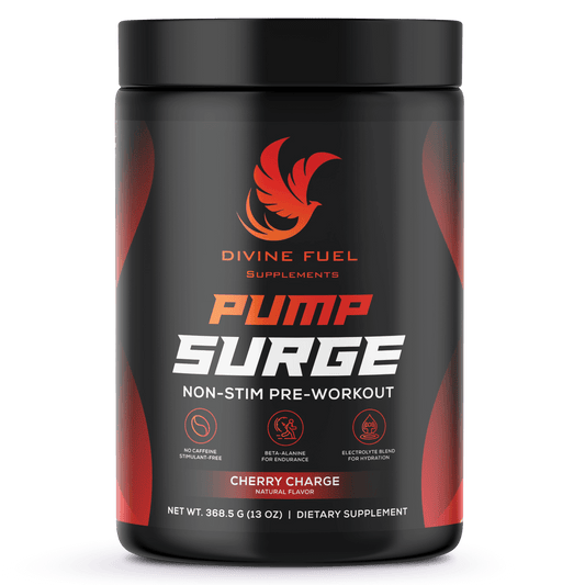 Pump Surge PreWorkout Cherry Charge Flavor